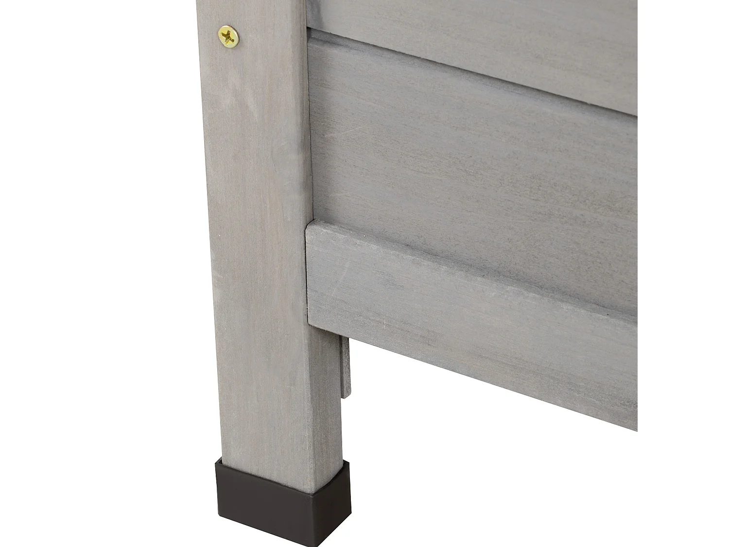 Caseta de jardín gris 87x46.5x96.5 cm Outsunny