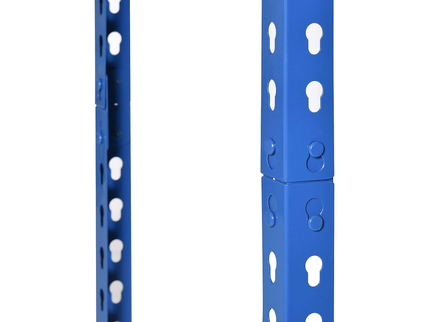 Estantería metálica de almacenaje naranja 80x40x182 cm HOMCOM