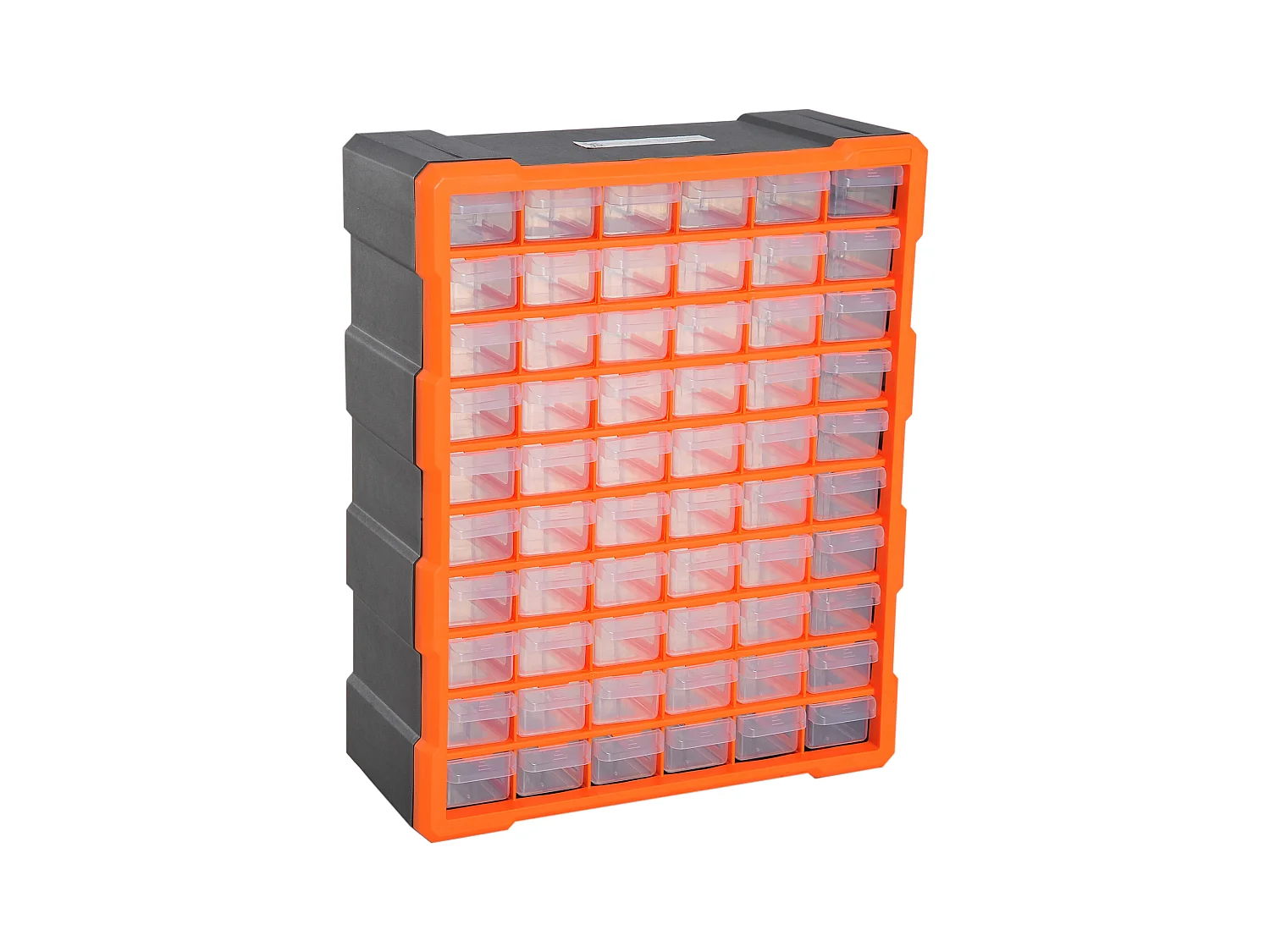 Armario organizador de herramientas naranja 38x16x47,5cm DURHAND