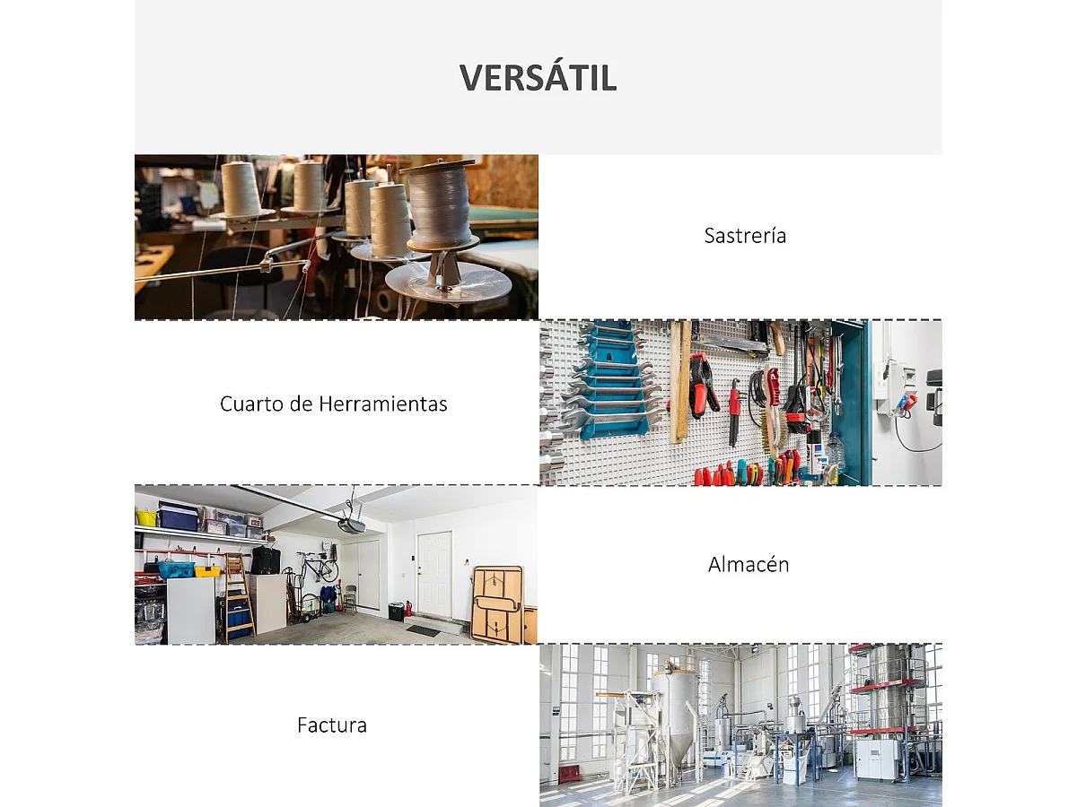 Armario organizador de herramientas naranja 38x16x47,5cm DURHAND