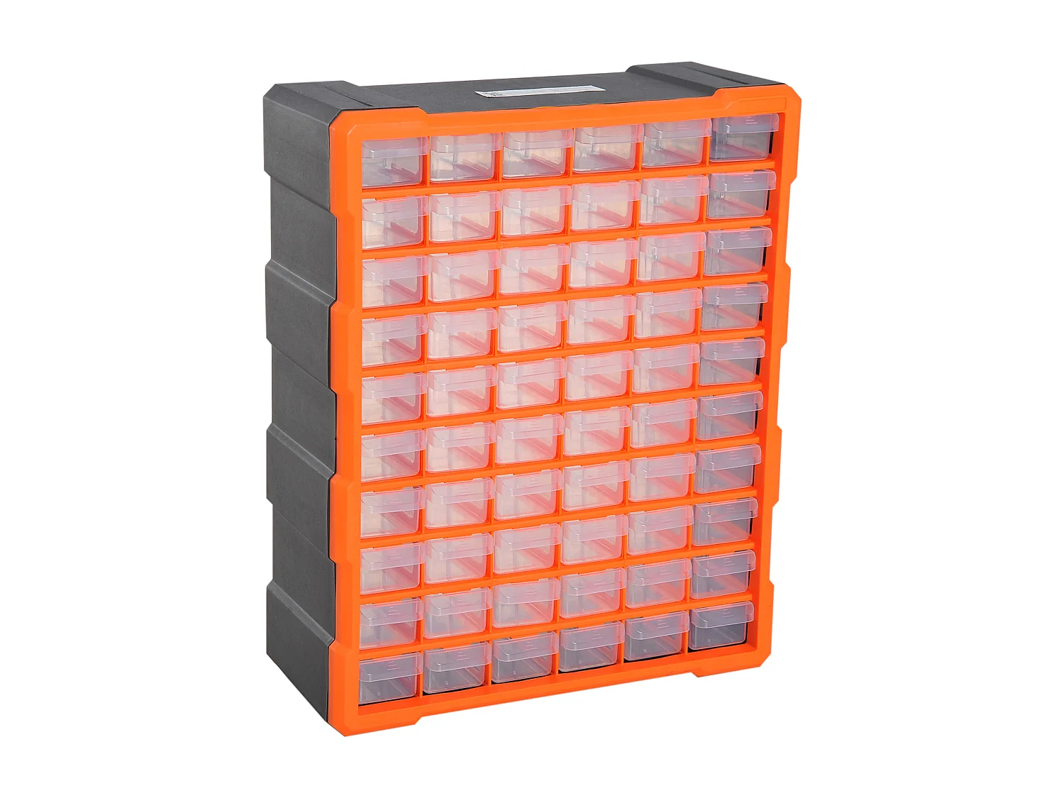 Armario organizador de herramientas naranja 38x16x47,5cm DURHAND
