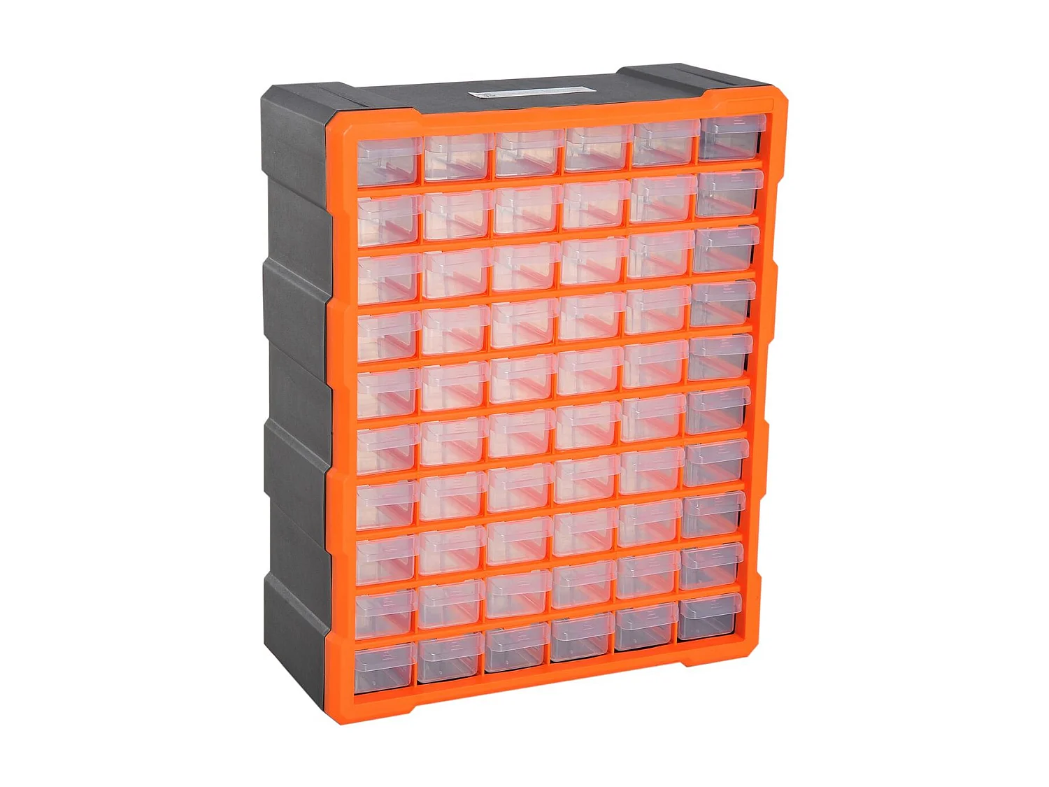 Armario organizador de herramientas naranja 38x16x47,5cm DURHAND