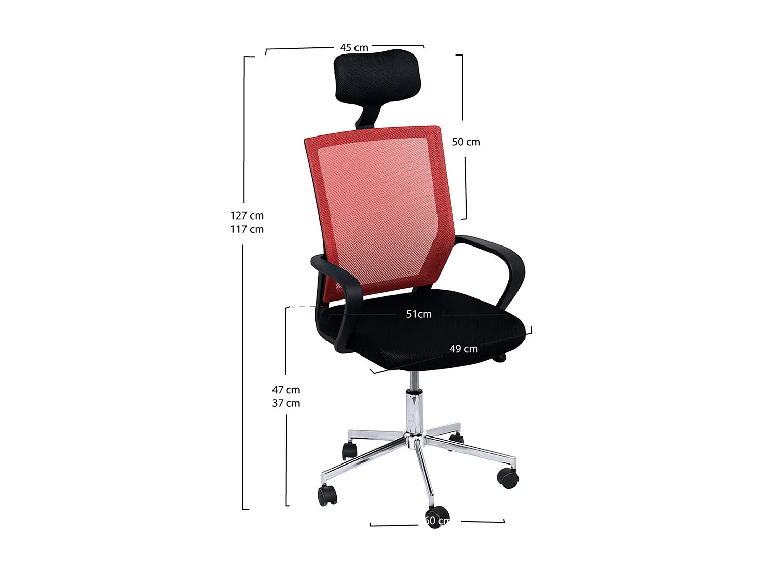 Silla de Escritorio sin brazos Solium - Diseño innovador - Ideal para Estudio y Oficinas