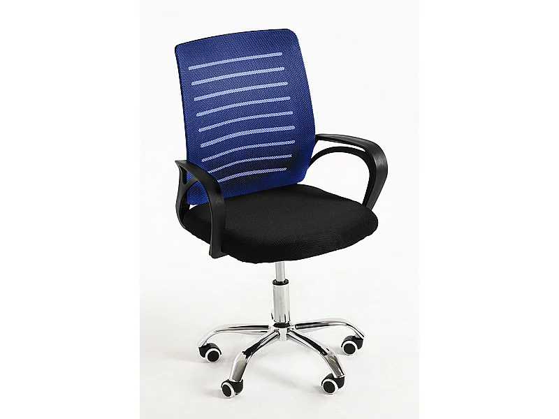 Silla de Oficina Visi en Azul - Máxima Ergonomía - Ideal para Escritorio y Gaming