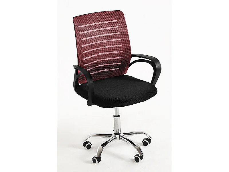 Silla de Oficina Visi en Rojo - Máxima Ergonomía - Ideal para Escritorio y Gaming