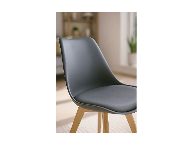 Sillas Comedor - Silla Synk Basic - Gris oscuro