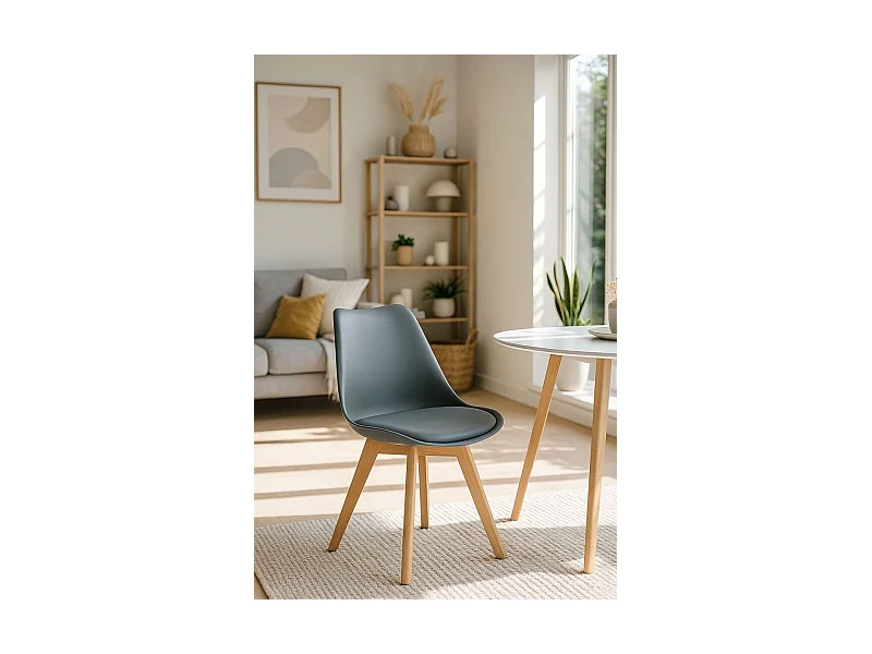 Sillas Comedor - Silla Synk Basic - Gris oscuro