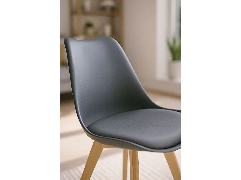 Sillas Comedor - Silla Synk Basic - Gris oscuro