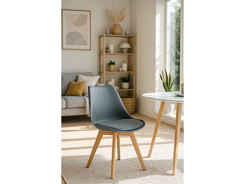 Sillas Comedor - Silla Synk Basic - Gris oscuro