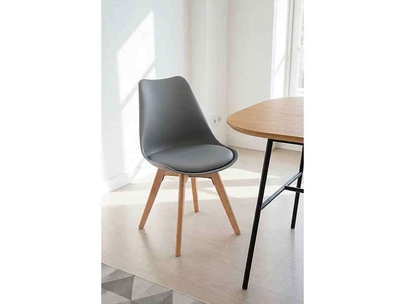 Sillas Comedor - Silla Synk Basic - Gris oscuro