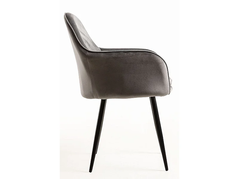 Sillas Comedor - Silla Chic Black - Gris oscuro