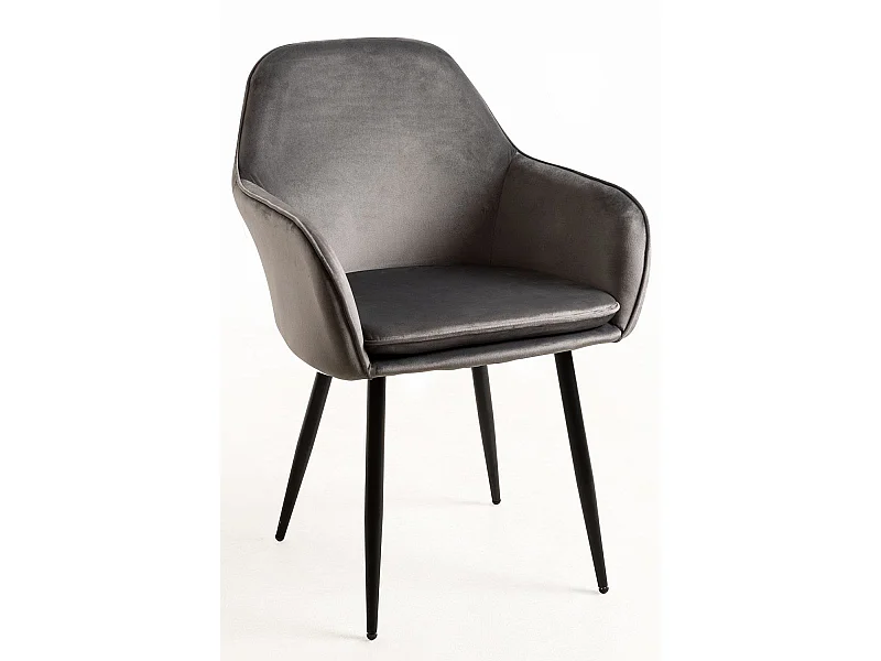 Sillas Comedor - Silla Chic Black - Gris oscuro