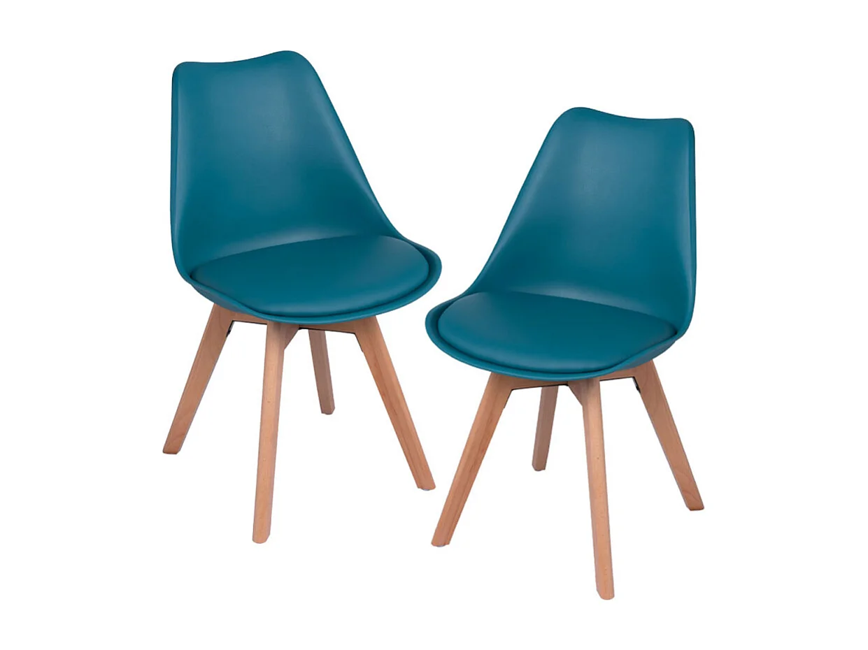 Packs Sillas Comedor - Pack 2 Sillas Synk Basic - Verde azulado