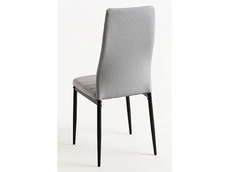 Packs Sillas Comedor - Pack 4 Sillas Lauter Tela - Gris