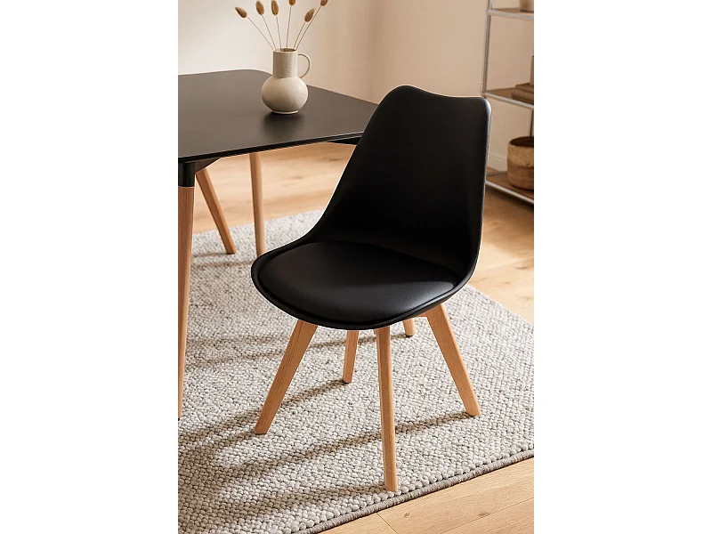 Packs Sillas Comedor - Pack 4 Sillas Synk Basic - Negro