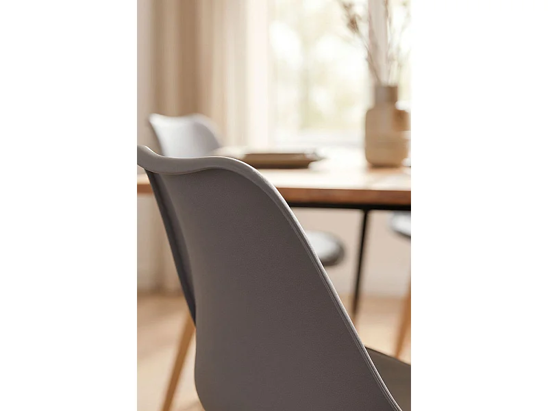 Packs Sillas Comedor - Pack 4 Sillas Synk Basic - Gris claro