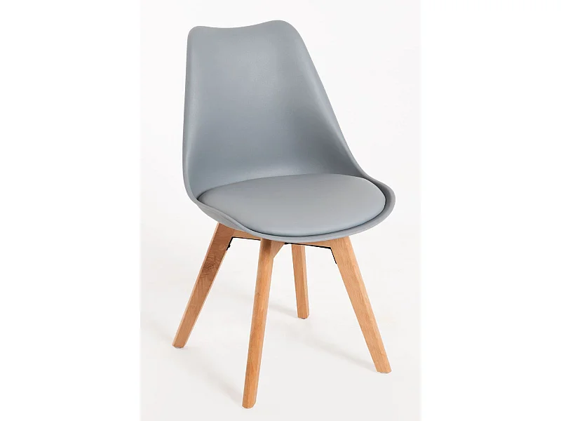 Packs Sillas Comedor - Pack 4 Sillas Synk Basic - Gris claro