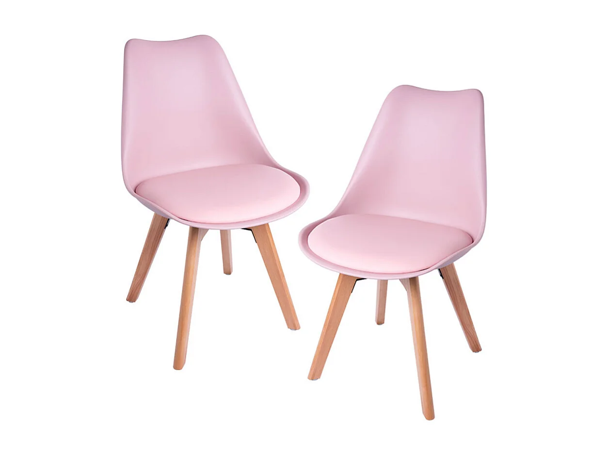 Packs Sillas Comedor - Pack 2 Sillas Synk Basic - Rosa