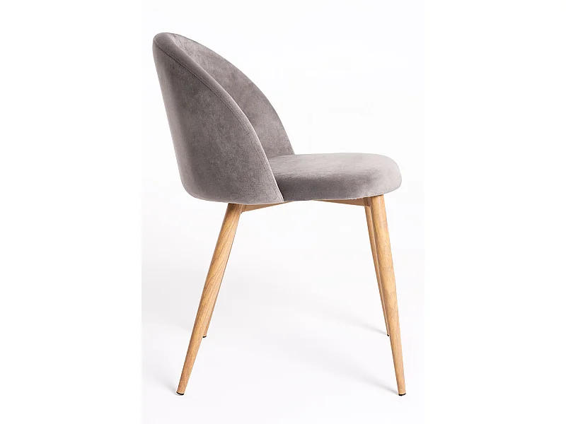 Packs Sillas Comedor - Pack 6 Sillas Vint Terciopelo - Gris