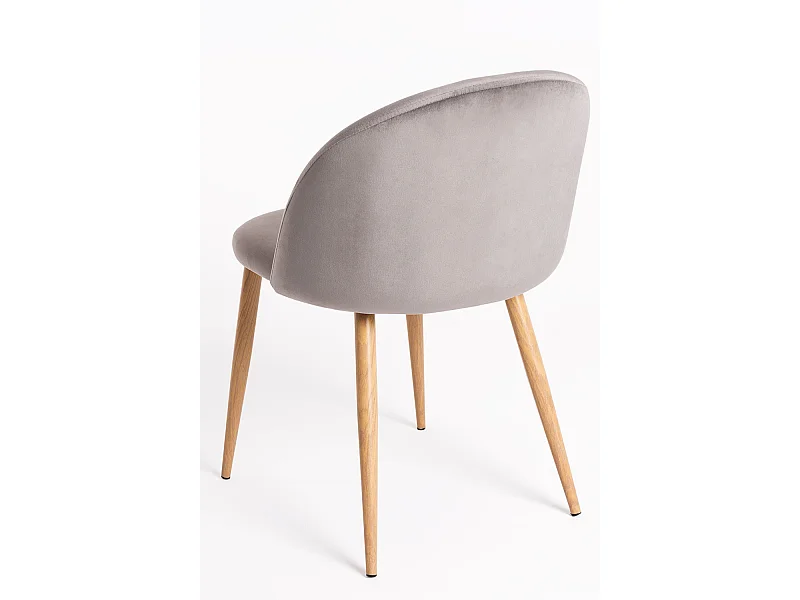 Packs Sillas Comedor - Pack 6 Sillas Vint Terciopelo - Gris