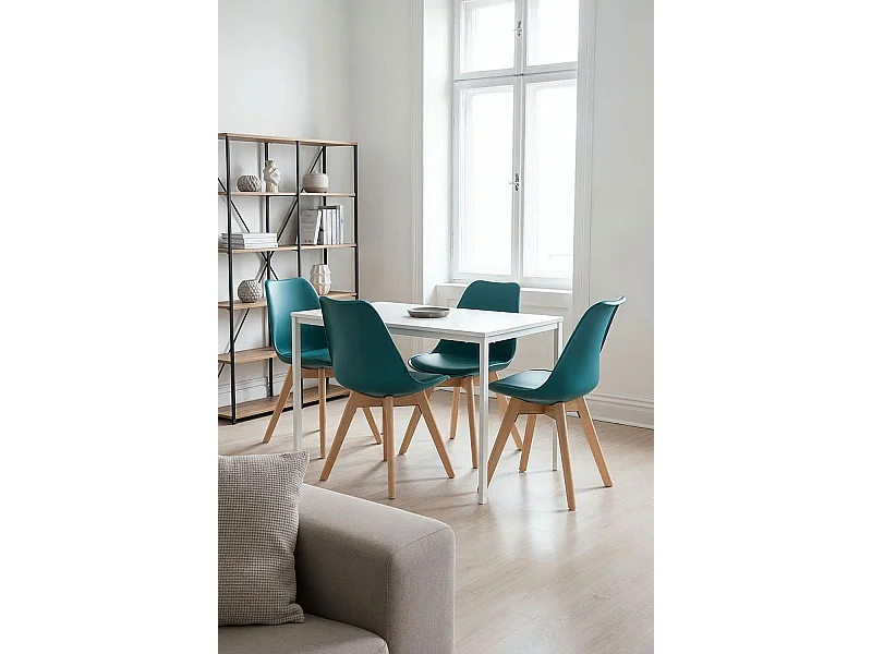 Packs Sillas Comedor - Pack 4 Sillas Synk Basic - Verde azulado