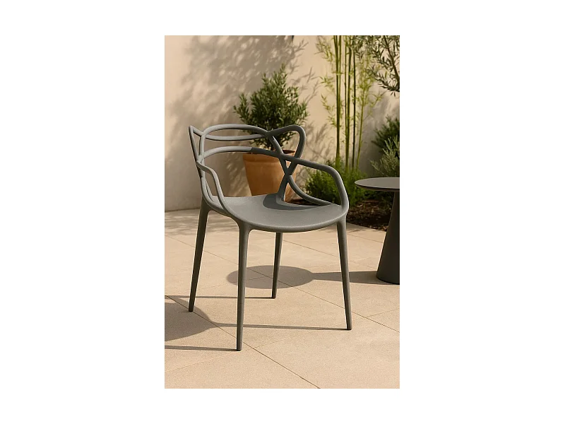 Sillas Comedor - Silla Droni - Gris oscuro