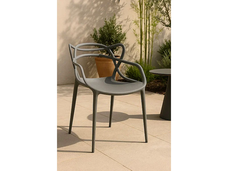 Sillas Comedor - Silla Droni - Gris oscuro