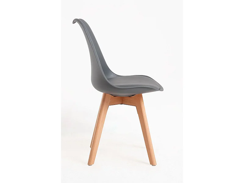 Packs Sillas Comedor - Pack 4 Sillas Synk Basic - Gris oscuro