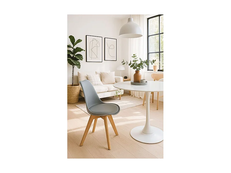 Sillas Comedor - Silla Synk Basic - Gris claro