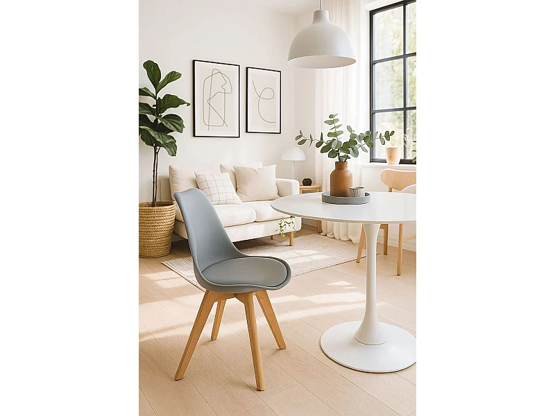 Sillas Comedor - Silla Synk Basic - Gris claro