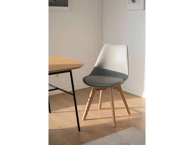 Sillas Comedor - Silla Synk Basic - Gris claro
