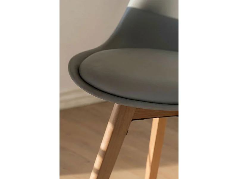 Sillas Comedor - Silla Synk Basic - Gris claro