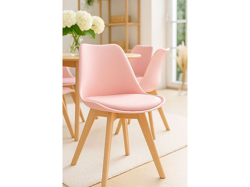 Sillas Comedor - Silla Synk Basic - Rosa