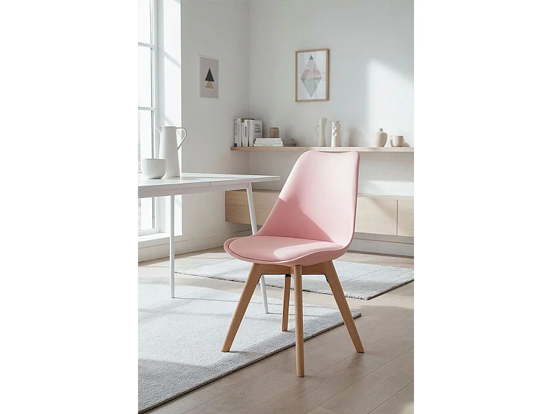 Sillas Comedor - Silla Synk Basic - Rosa