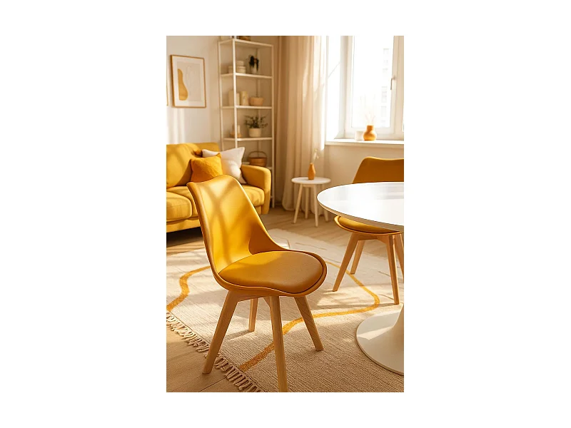 Sillas Comedor - Silla Synk Basic - Mostaza