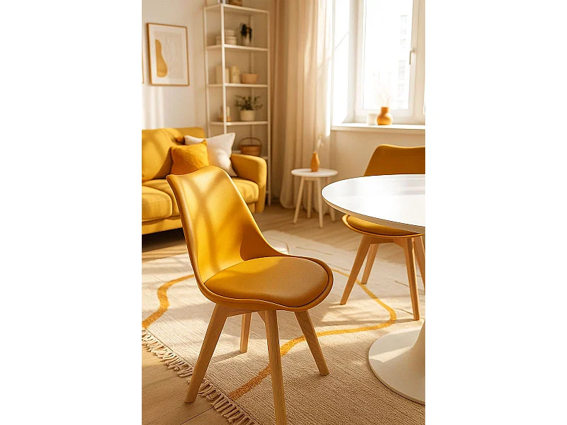 Sillas Comedor - Silla Synk Basic - Mostaza