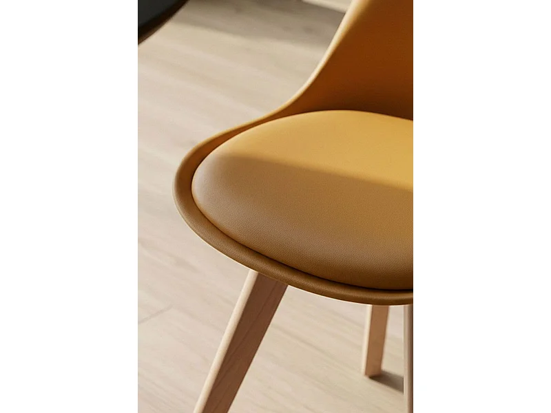 Sillas Comedor - Silla Synk Basic - Mostaza