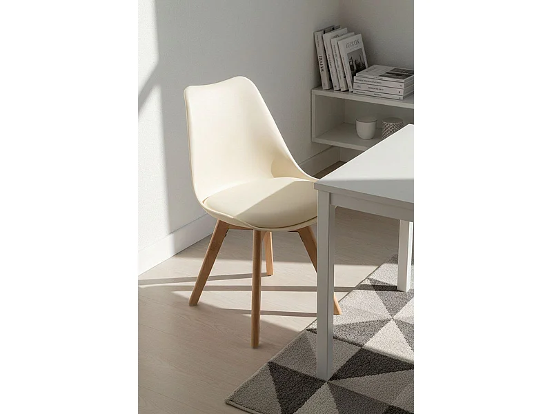 Sillas Comedor - Silla Synk Basic - Crema