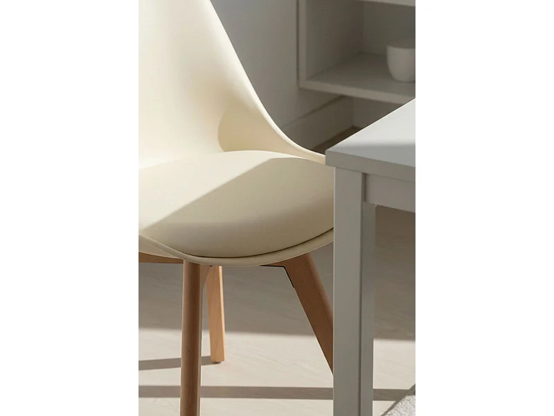 Sillas Comedor - Silla Synk Basic - Crema