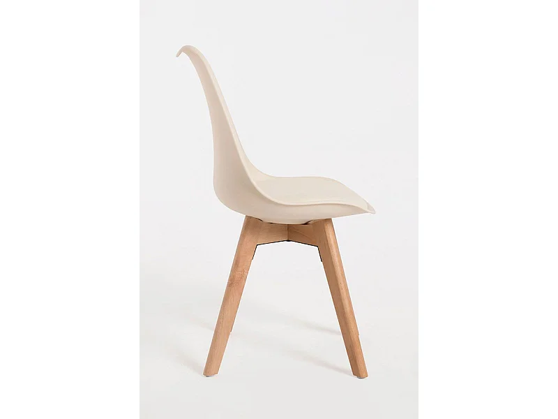 Sillas Comedor - Silla Synk Basic - Crema