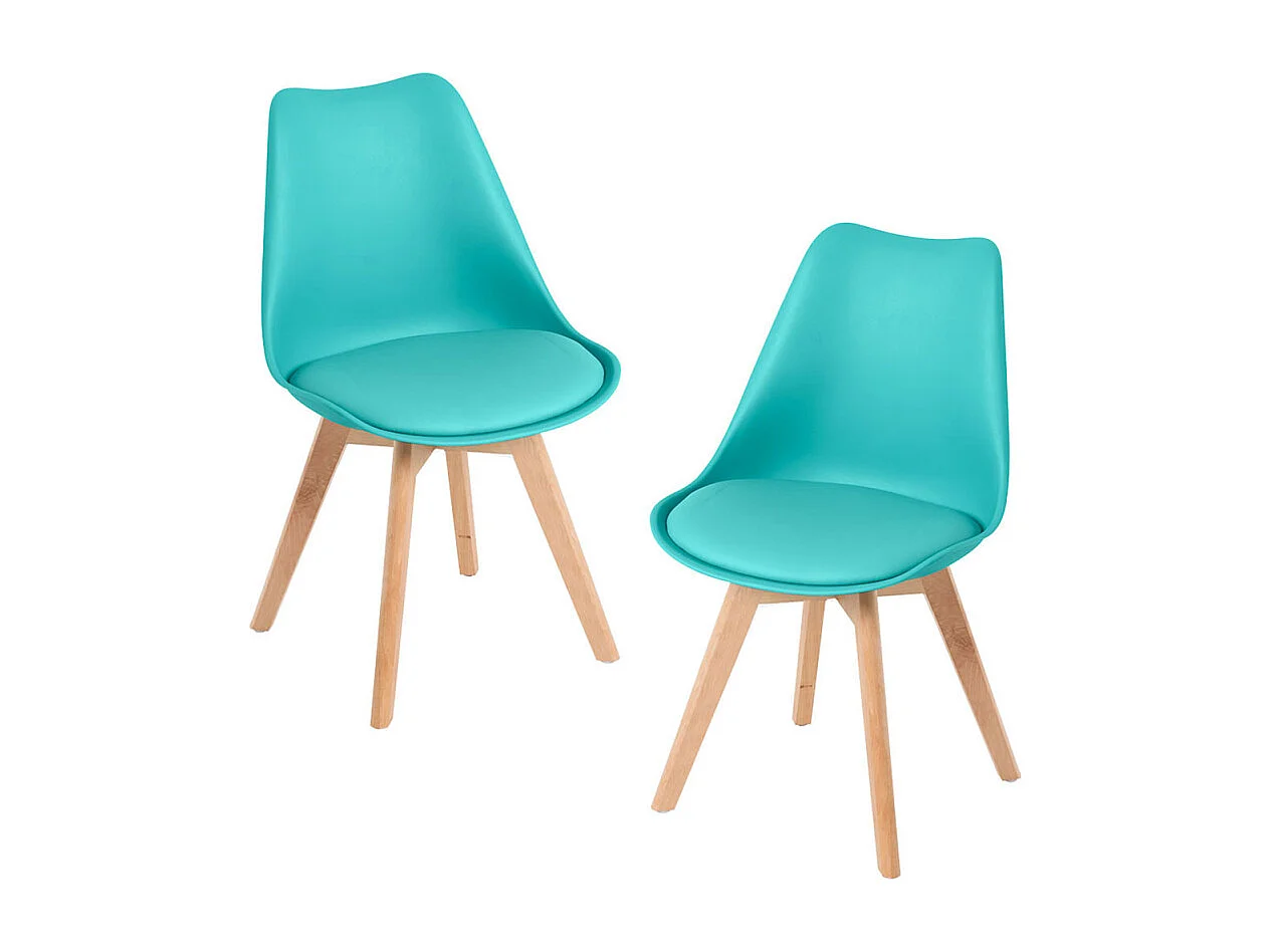 Packs Sillas Comedor - Pack 2 Sillas Synk Basic - Aguamarina
