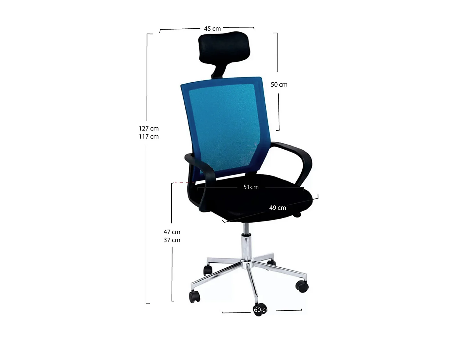Silla de Escritorio sin brazos Solium - Diseño innovador - Ideal para Estudio y Oficinas