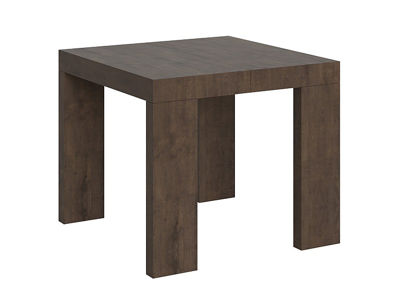 Table extensible 90/246x90 cm Roxell noyer