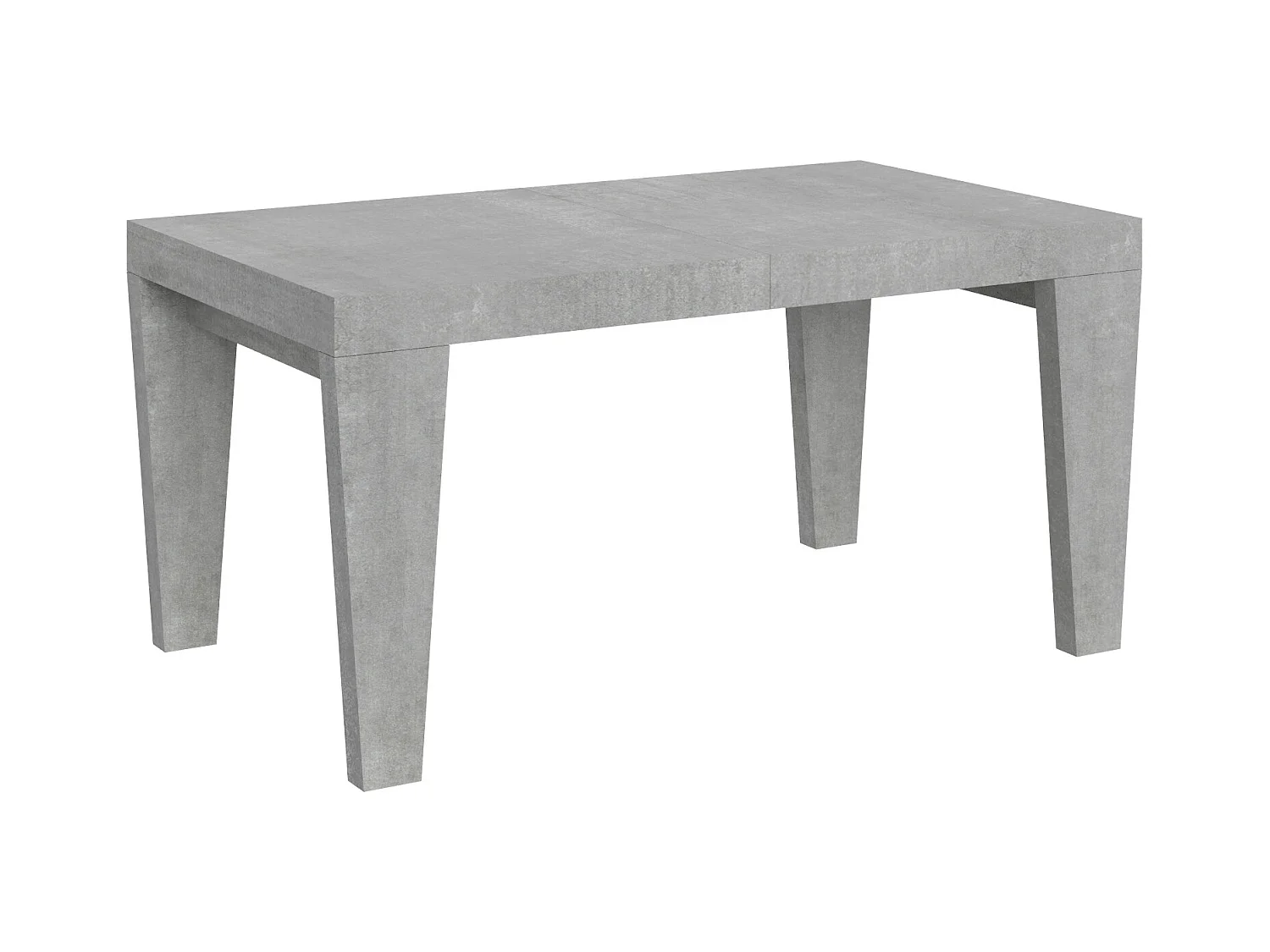 Table extensible 90x160/264 cm Spimbo Gris Béton