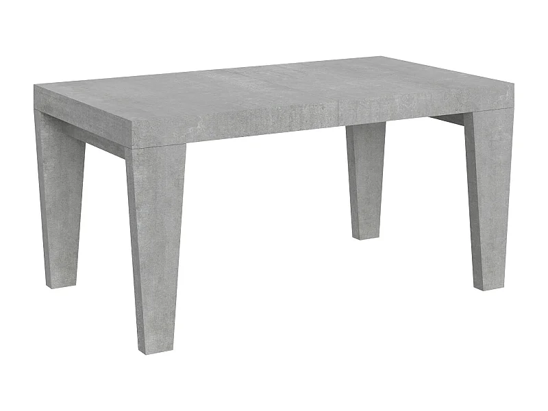 Table extensible 160/264x90 cm Spimbo gris béton