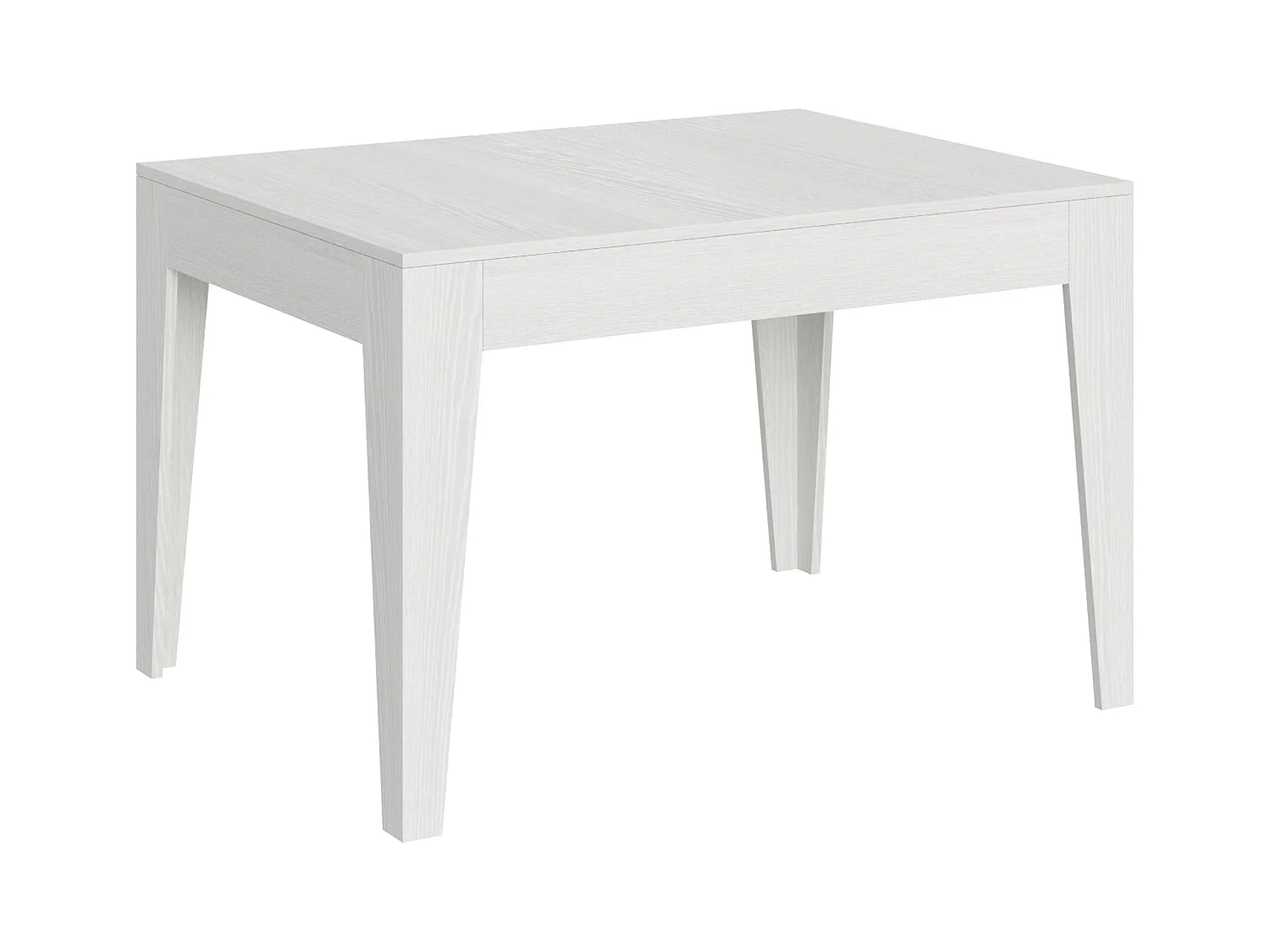 Table extensible 90x120/180 cm Cico Frêne Blanc