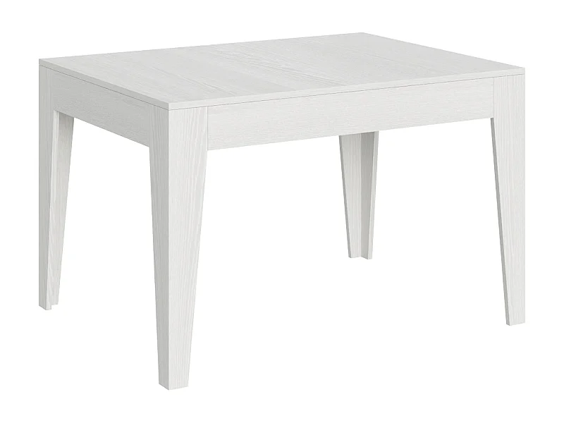 Table extensible 90x120/180 cm Cico Frêne Blanc