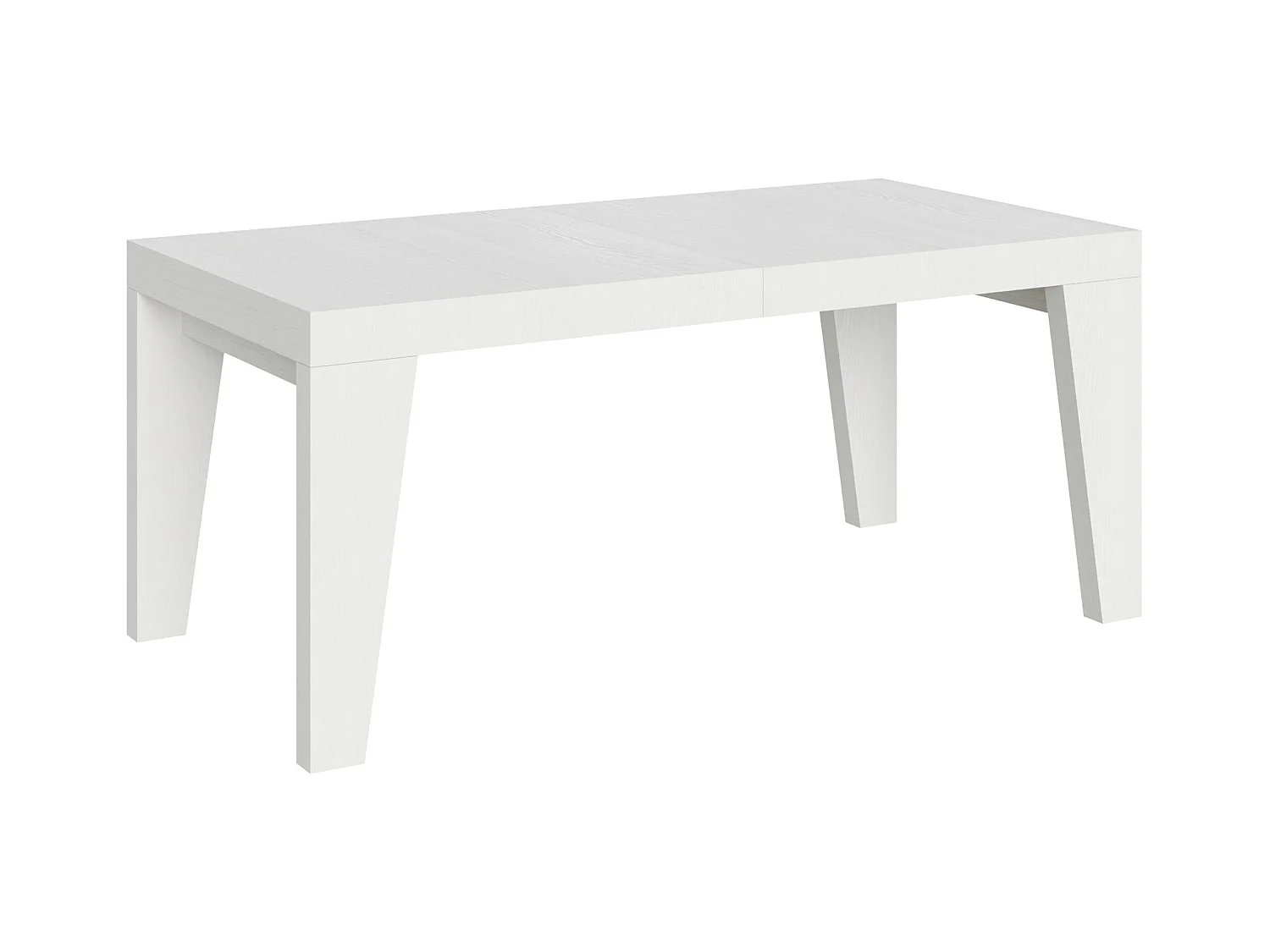 Table extensible 90x180/284 cm Naxy Frêne Blanc