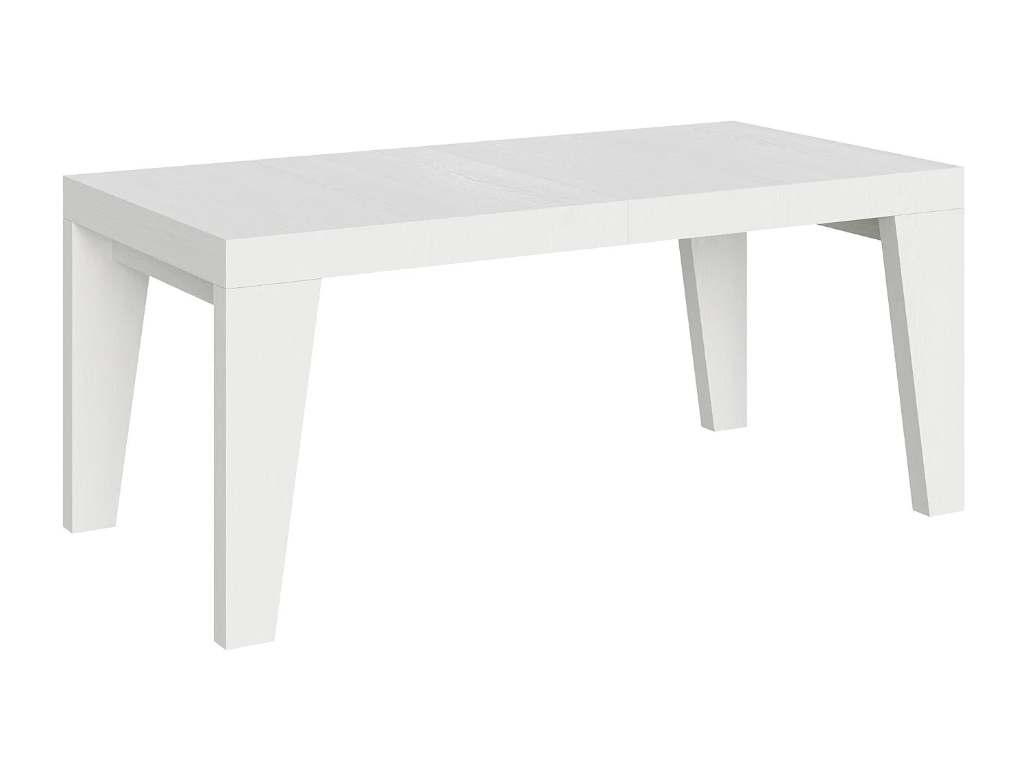 Udtræksbord 90x180/284 cm Naxy Hvid Ask