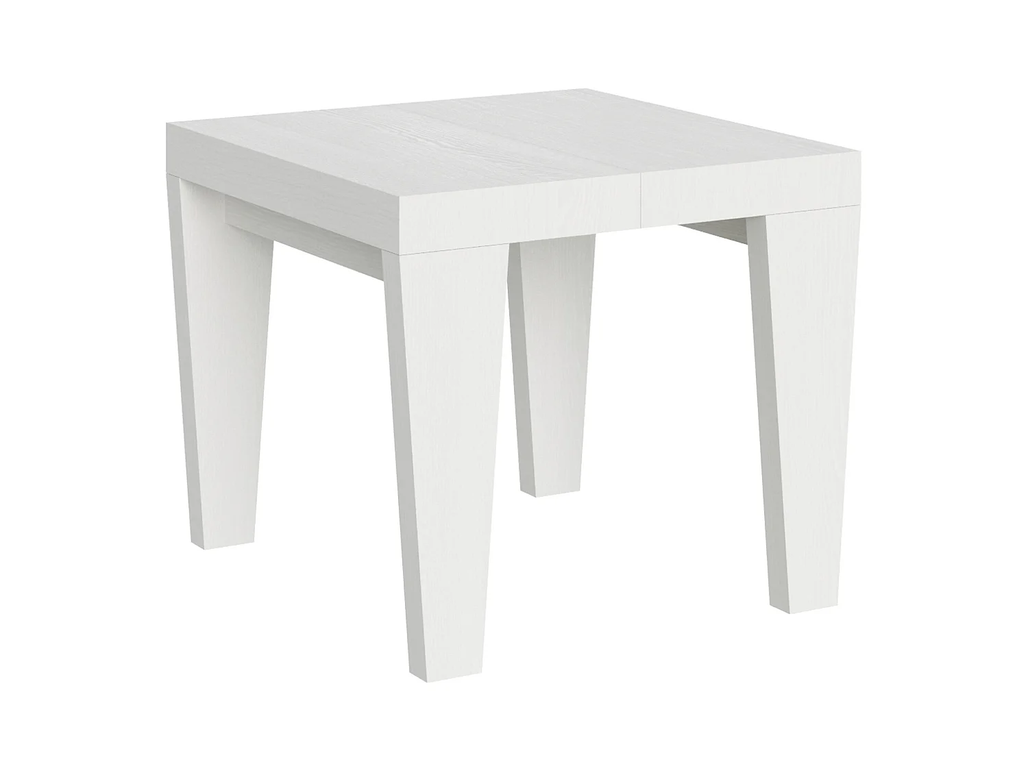 Table extensible 90x90/246 cm Spimbo Frêne Blanc
